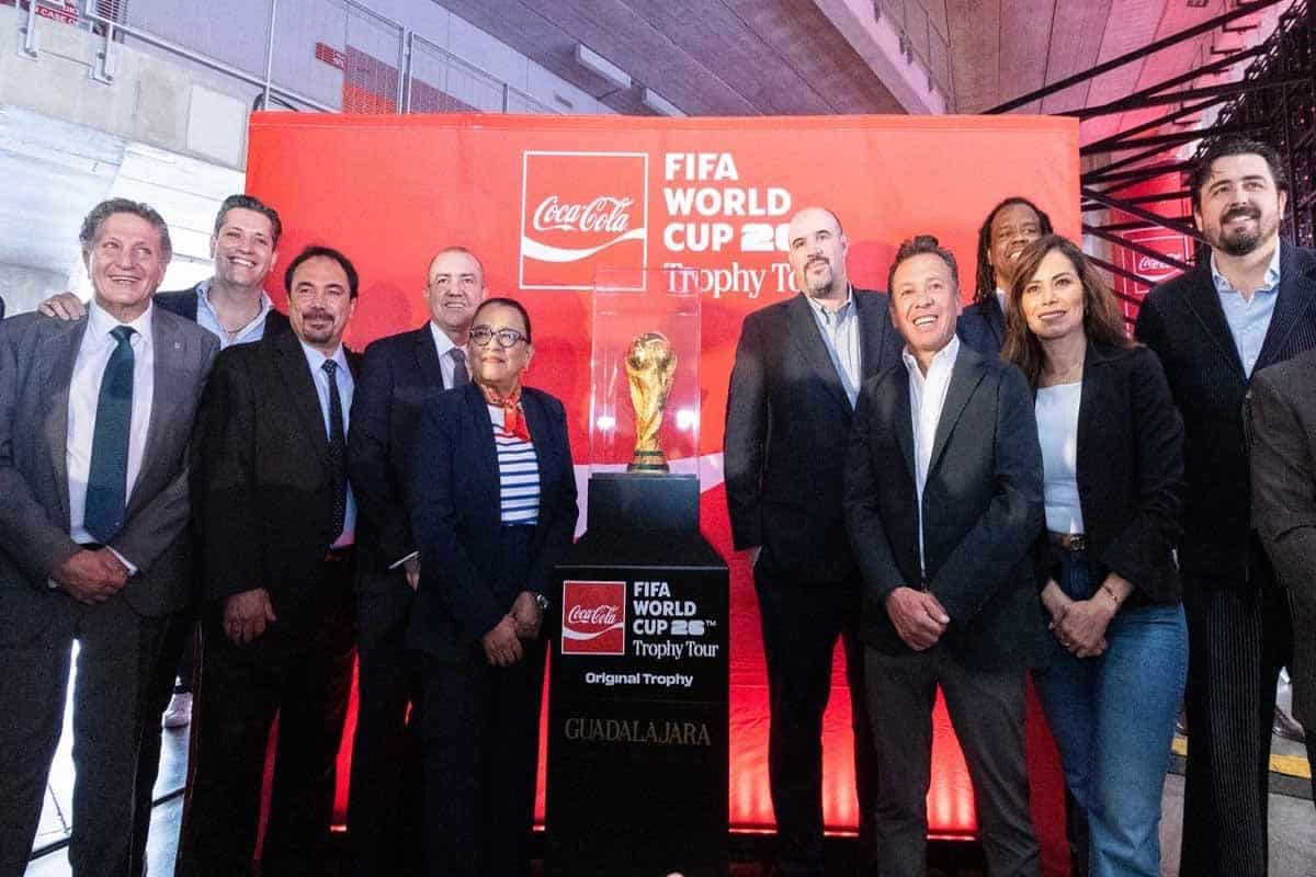 Guadalajara inicia tour del trofeo rumbo al Mundial 2026