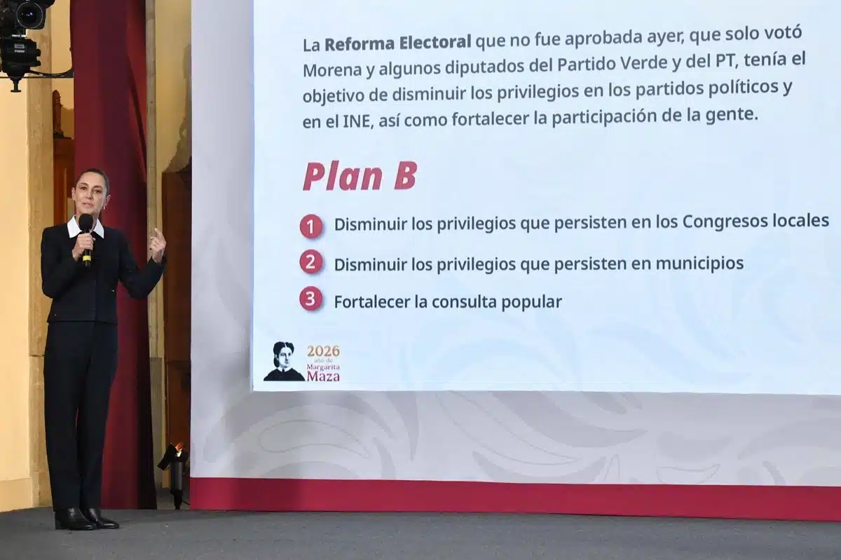 Plan B de la reforma electoral de Sheinbaum: Qué propone ahora