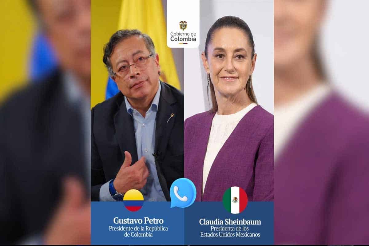 Sheinbaum habla con Petro sobre crisis en Medio Oriente