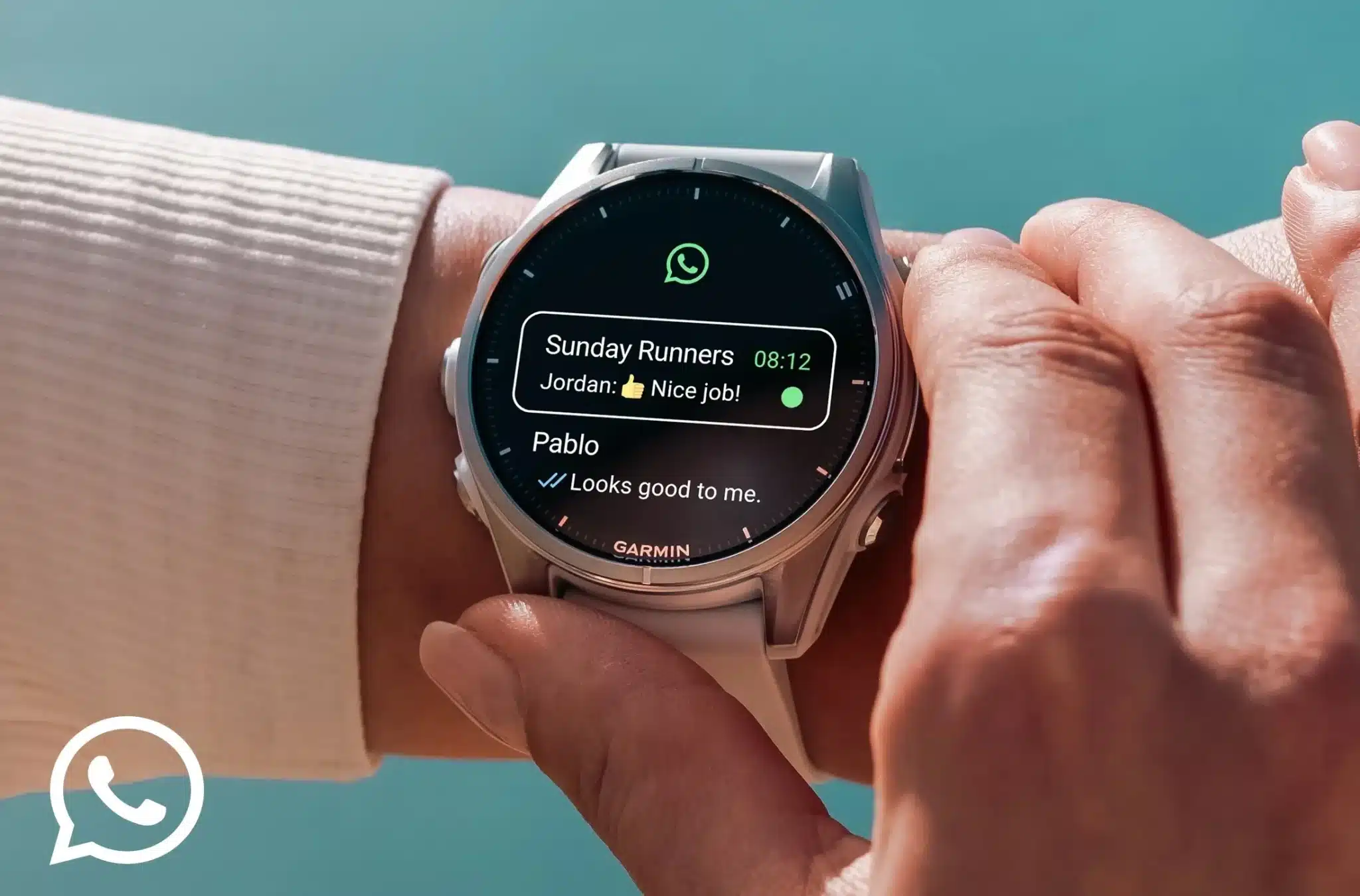 WhatsApp en Garmin: ya puedes responder desde tu reloj