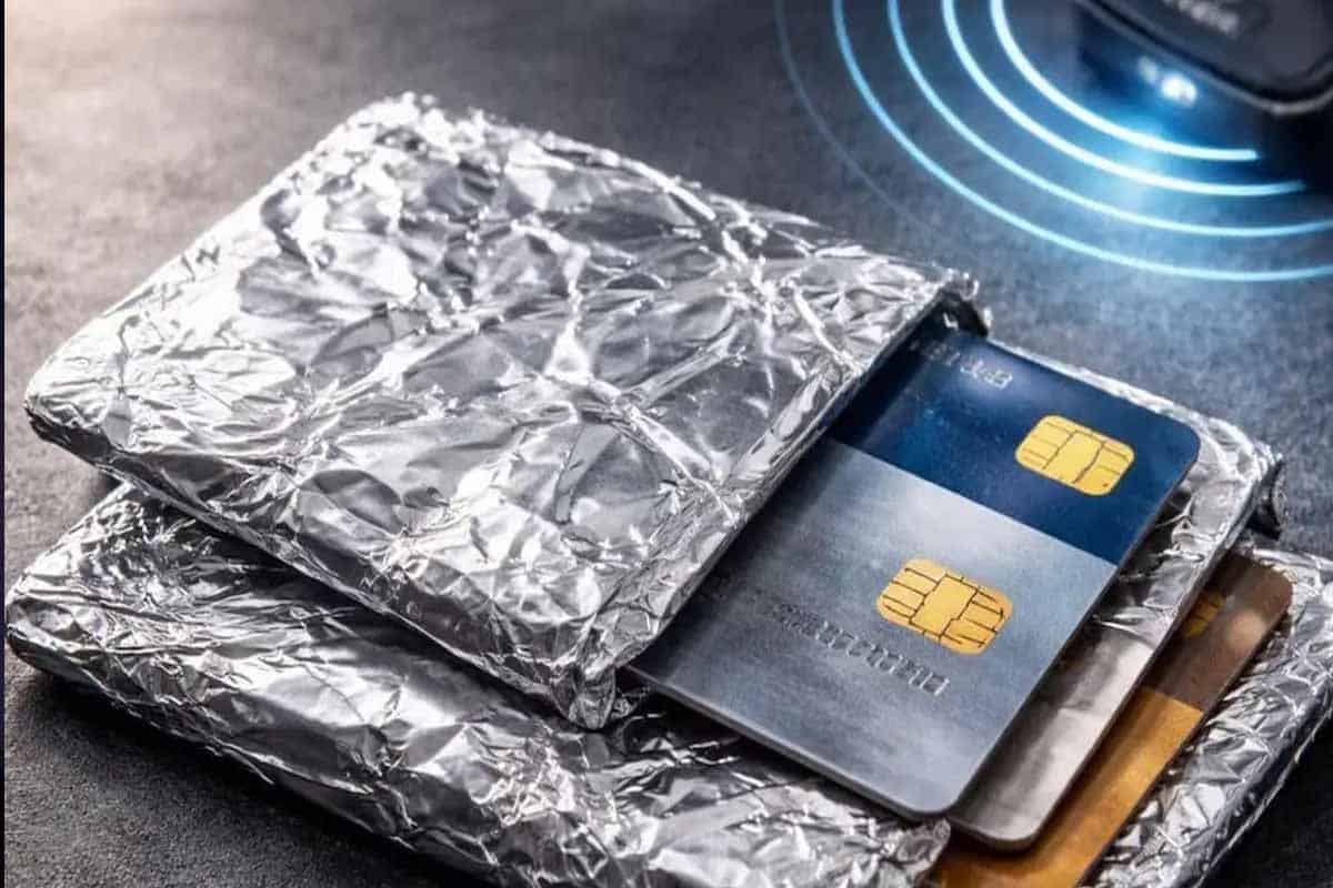 Tarjetas bancarias y el truco del papel aluminio