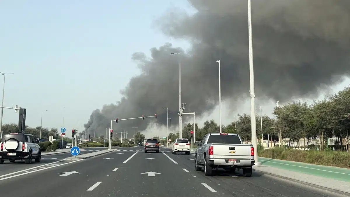 Ataque en Abu Dhabi incendian planta clave de gas Habshan Ataque en Abu Dhabi: incendian planta clave de gas Habshan