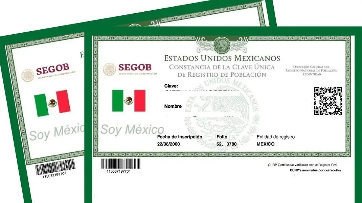 CURP certificada para evitar problemas en trámites
