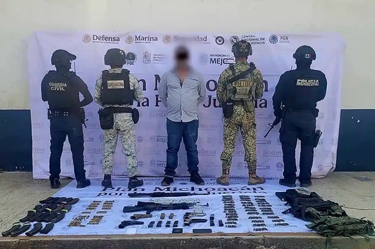 Captura en Michoacán: cae hermano de líder criminal