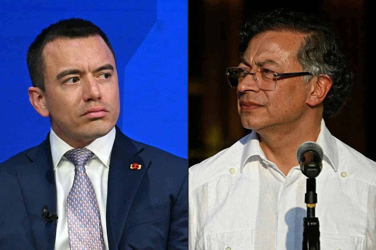 Daniel Noboa acusa a Petro por frontera