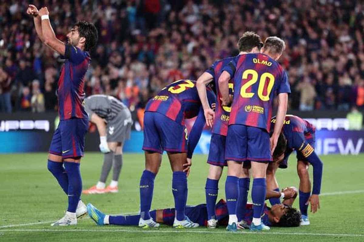 Lamine Yamal en duda tras lesión con el Barcelona Lamine Yamal en duda tras lesión con el Barcelona