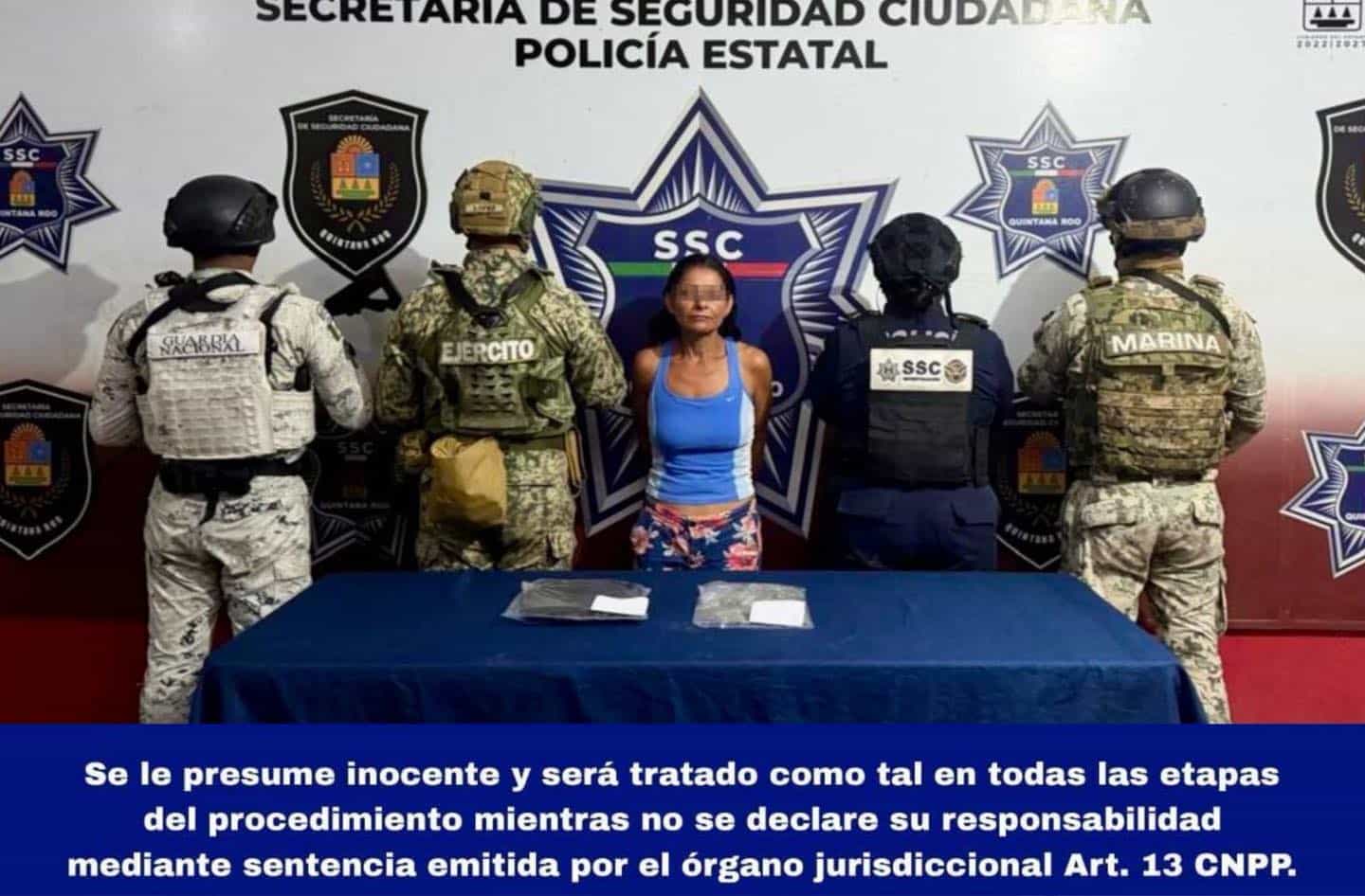Cae 'La Flaca' por narcomenudeo y probable homicidio en Cancún