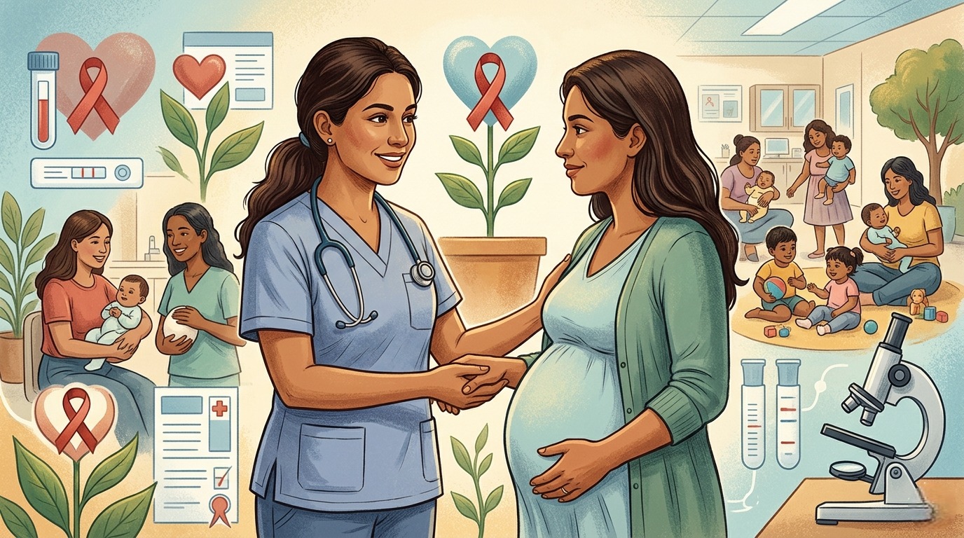 Por embarazos y partos plenos, sin transmisión perinatal del VIH
