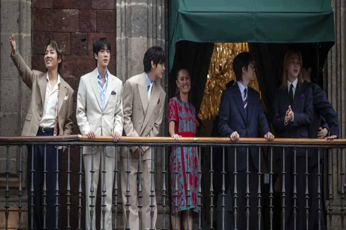 BTS confirma video en Palacio Nacional para fans mexicanas