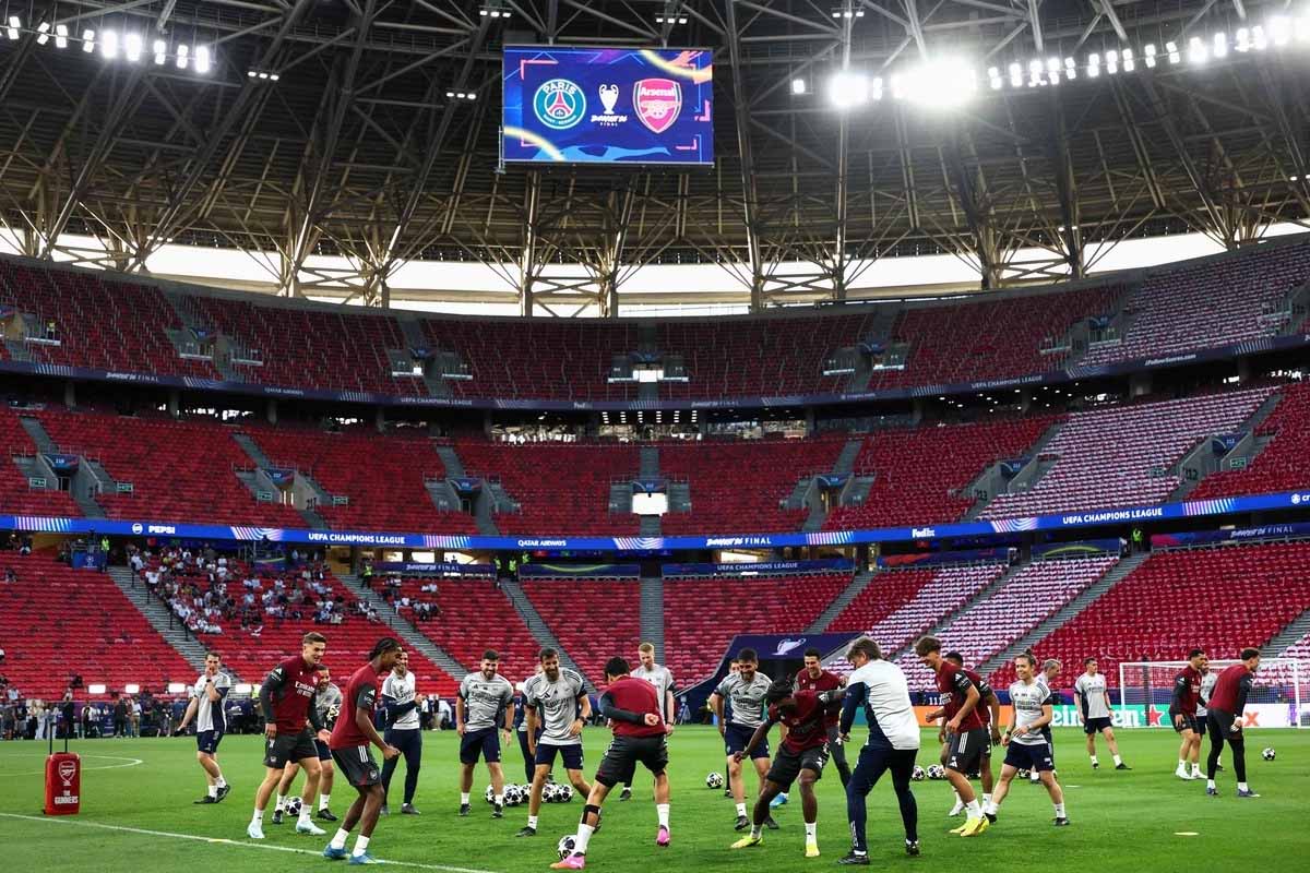 Champions League enfrenta a Arsenal y PSG por la gloria