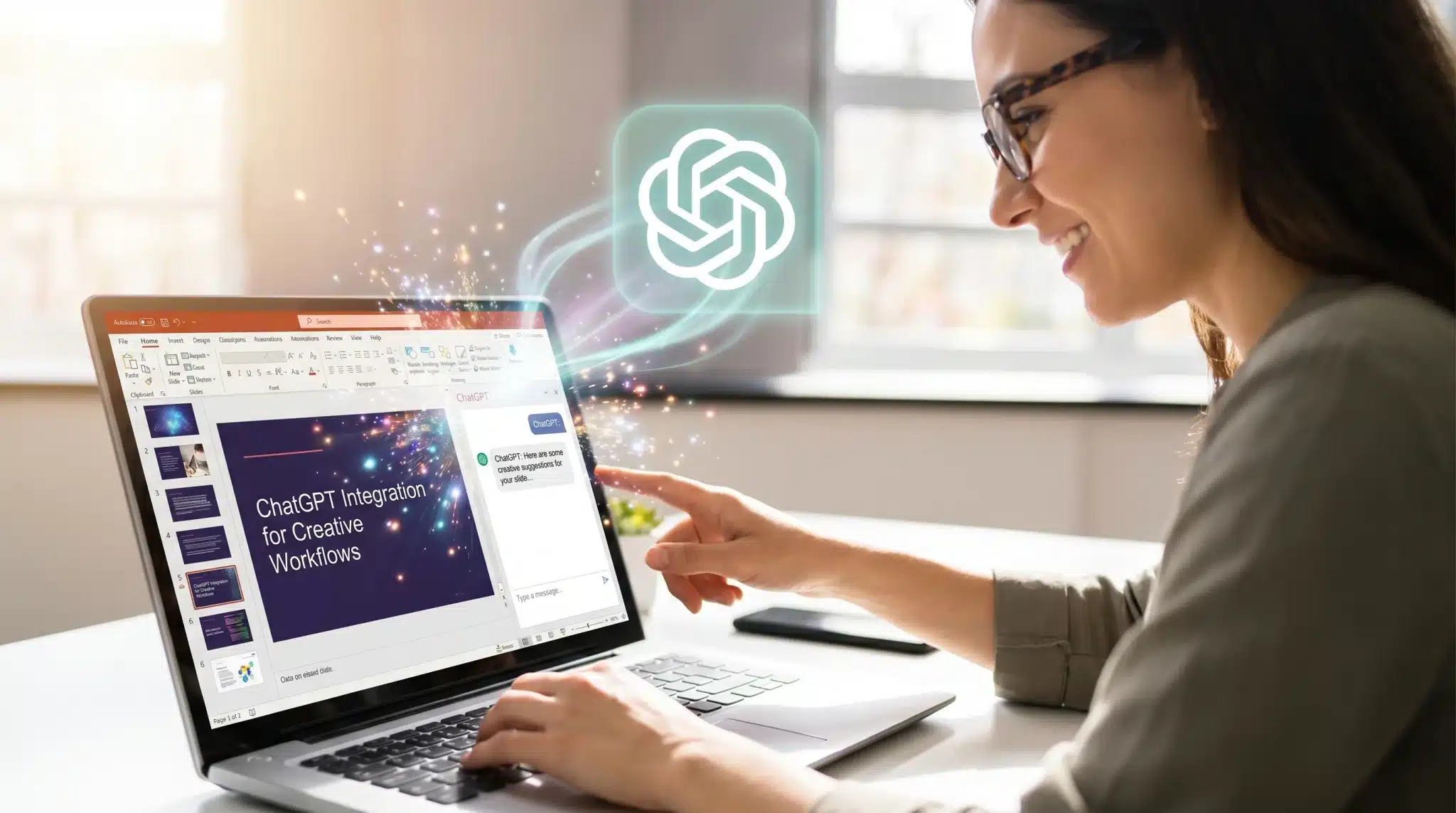 ChatGPT en PowerPoint transforma presentaciones con IA inteligente ChatGPT en PowerPoint transforma presentaciones con IA inteligente