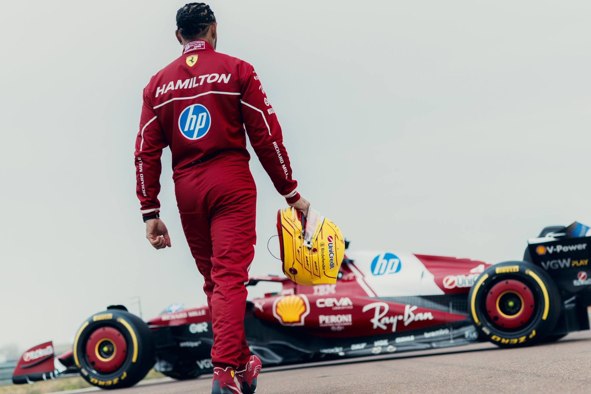 Hamilton en Ferrari vive su peor racha tras el GP de Miami