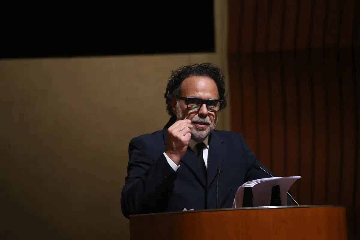 Iñárritu entra al Colegio Nacional y defiende el cine Iñárritu entra al Colegio Nacional y defiende el cine