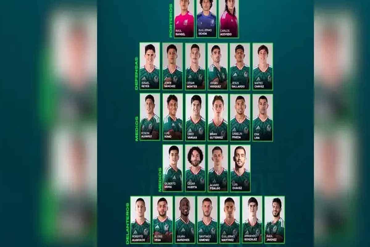 México confirma lista mundialista y deja figuras fuera México confirma lista mundialista y deja figuras fuera