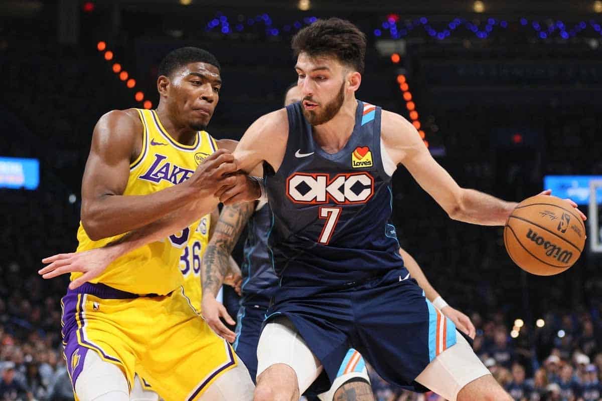 Oklahoma City Thunder domina otra vez a Lakers