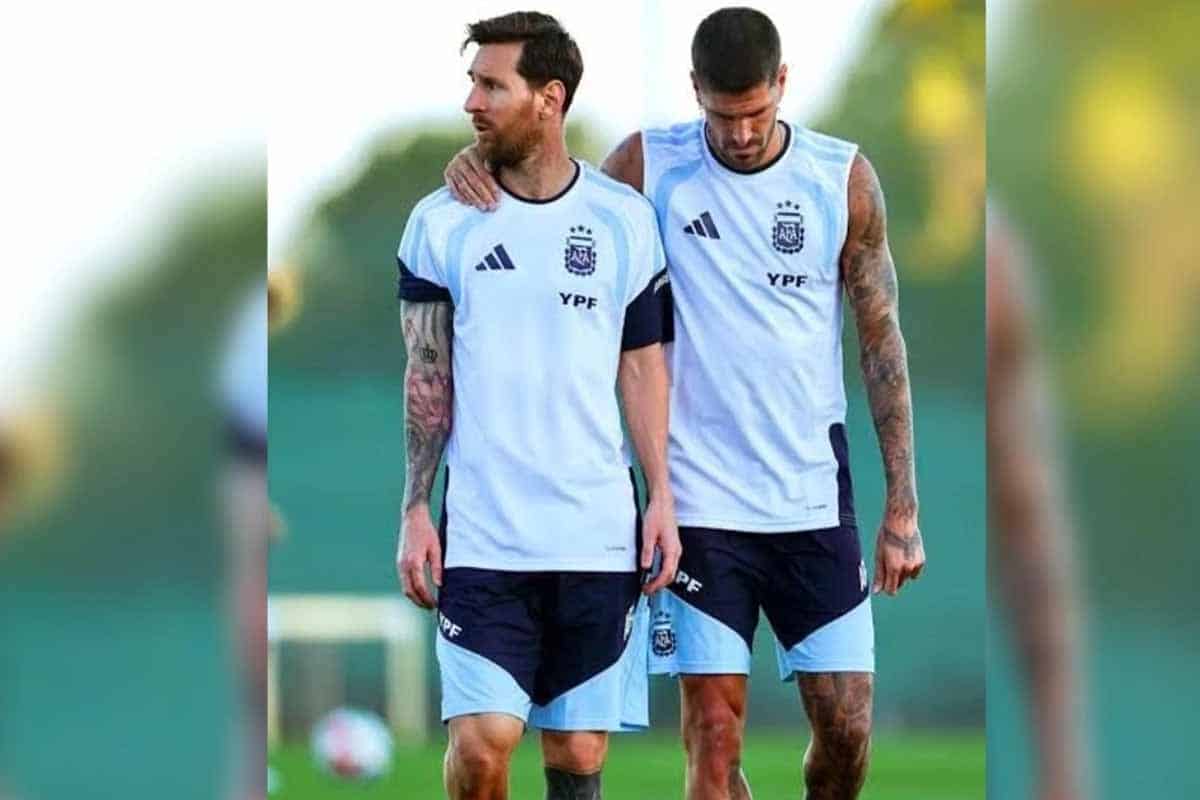 Rodrigo De Paul revela plan con Messi para el Mundial 2026