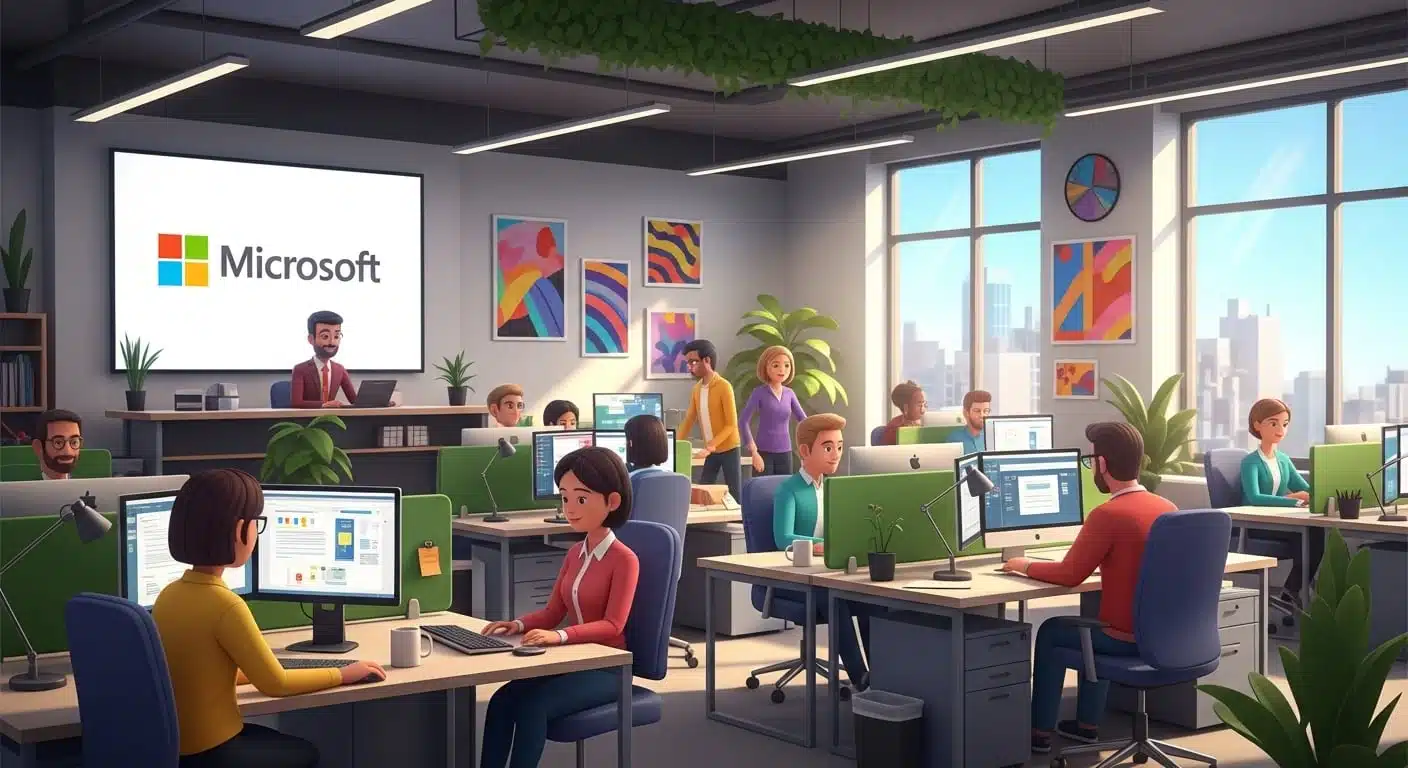 Trabajo acelerado: así cambia Microsoft el futuro laboral