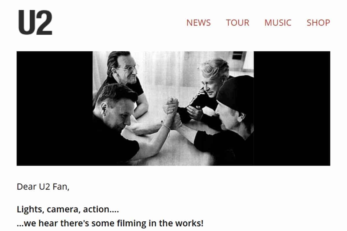 U2 busca mexicanos para filmación
