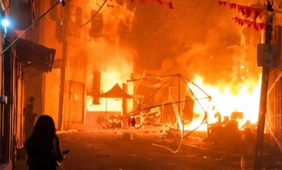 explosión en Amatitán durante la fiesta