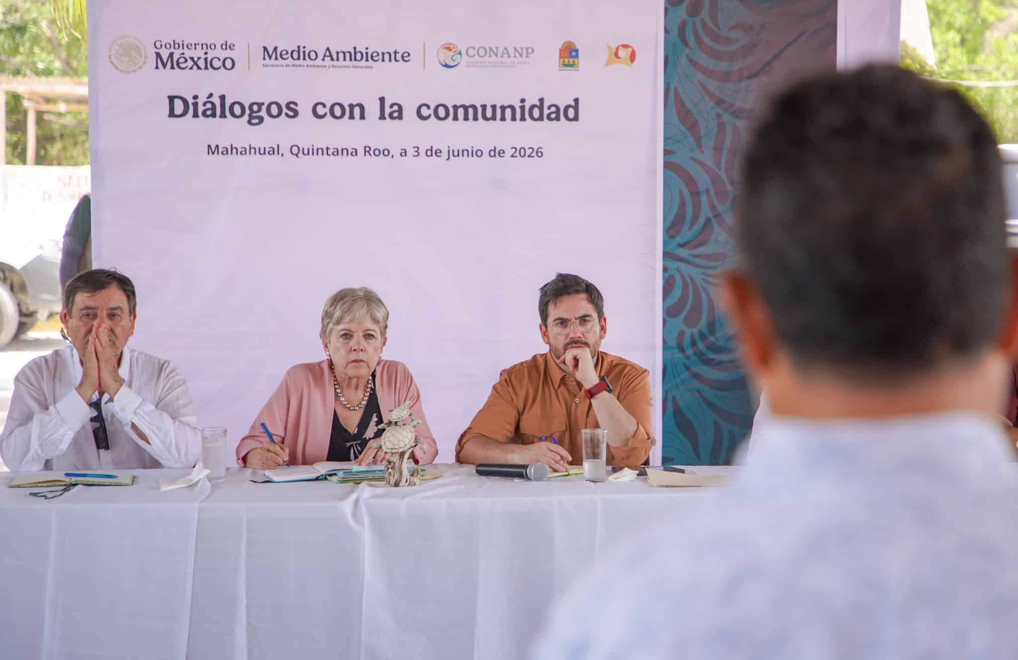 Semarnat refuerza el diálogo con Mahahual