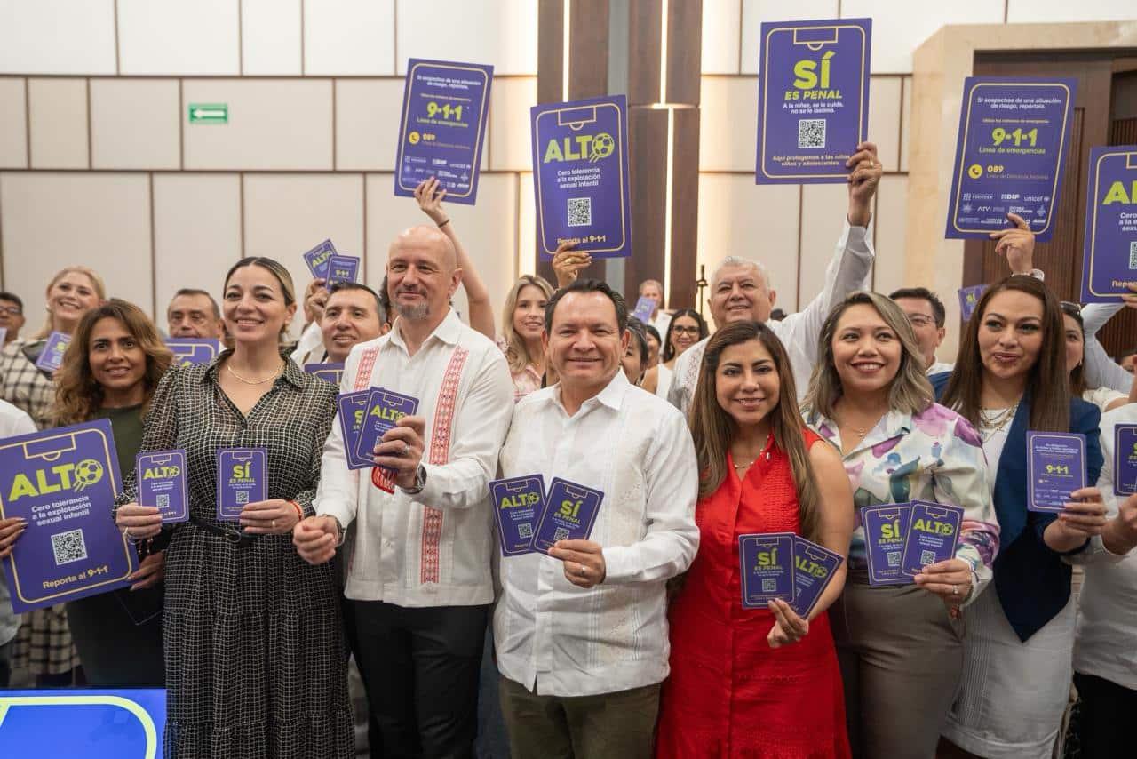 Yucatán y Unicef lanzan campaña contra la explotación infantil