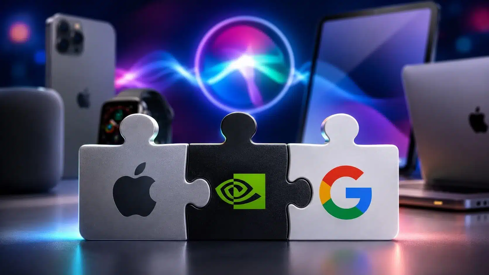 Apple apuesta por una IA avanzada con ayuda de Google y Nvidia