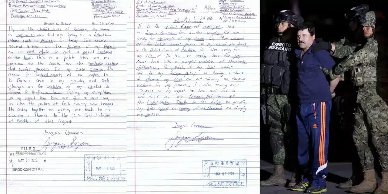 Cartas del Chapo: Por qué sigue escribiendo desde prisión