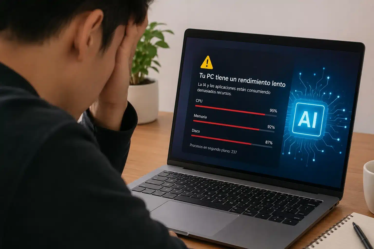 Cómo las Herramientas IA pueden volver lenta tu computadora Cómo las Herramientas IA pueden volver lenta tu computadora