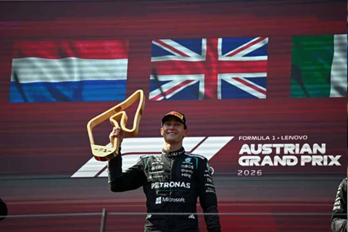George Russell conquista Austria; Checo abandona George Russell conquista Austria; Checo abandona