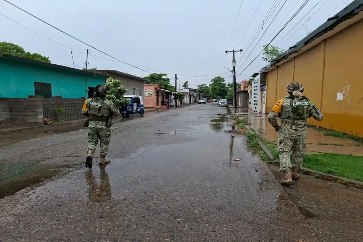 Guardia Nacional activa operativo por lluvias en el sur de México