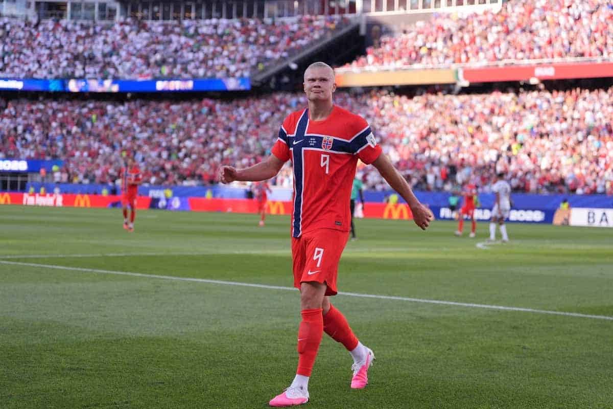 Haaland marca doblete y lidera triunfo ante Irak