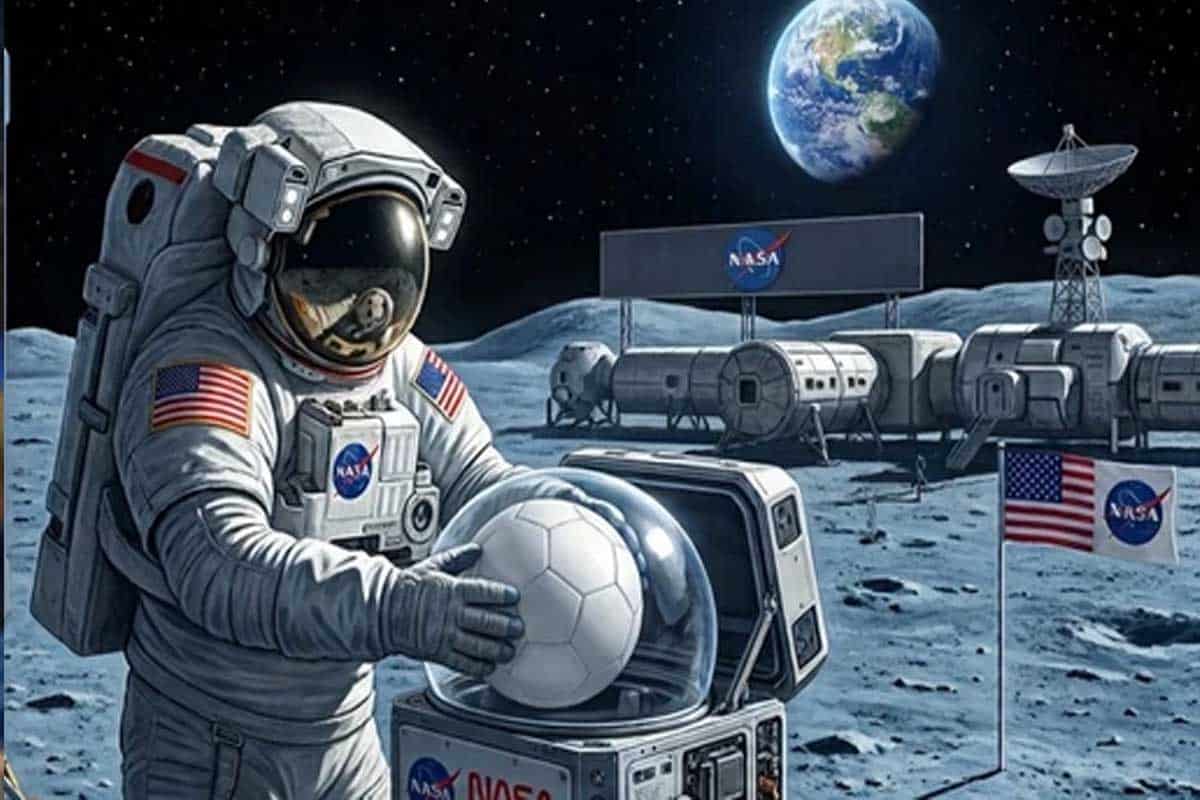 NASA llevará un balón a la Luna si gana EE. UU. el mundial