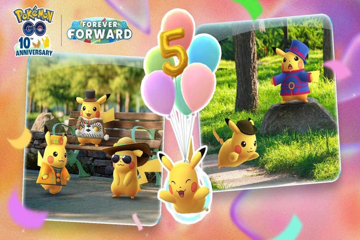 Pokémon GO activa aniversario de Pikachu con grandes recompensas