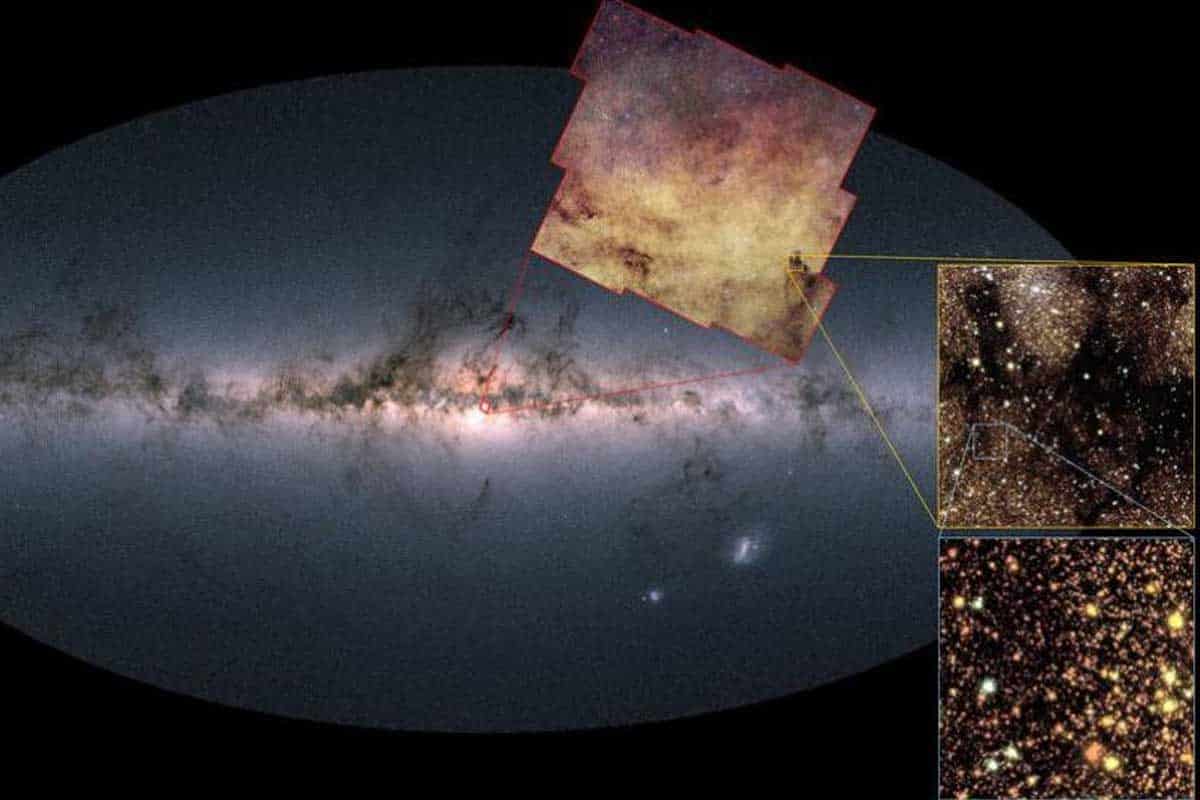 Vía Láctea revela imagen con 60 millones de estrellas