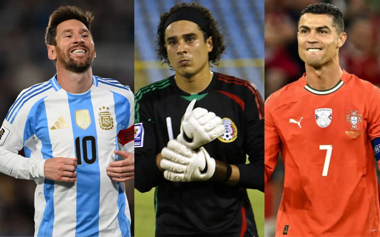 seis Mundiales- la hazaña de Ochoa, Messi y CR7