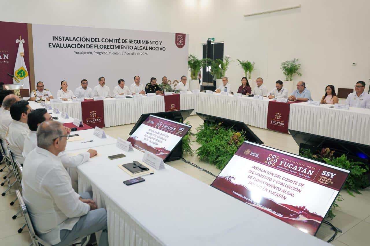 Yucatán instala comité para monitorear marea roja en vacaciones Yucatán instala comité para monitorear marea roja en vacaciones