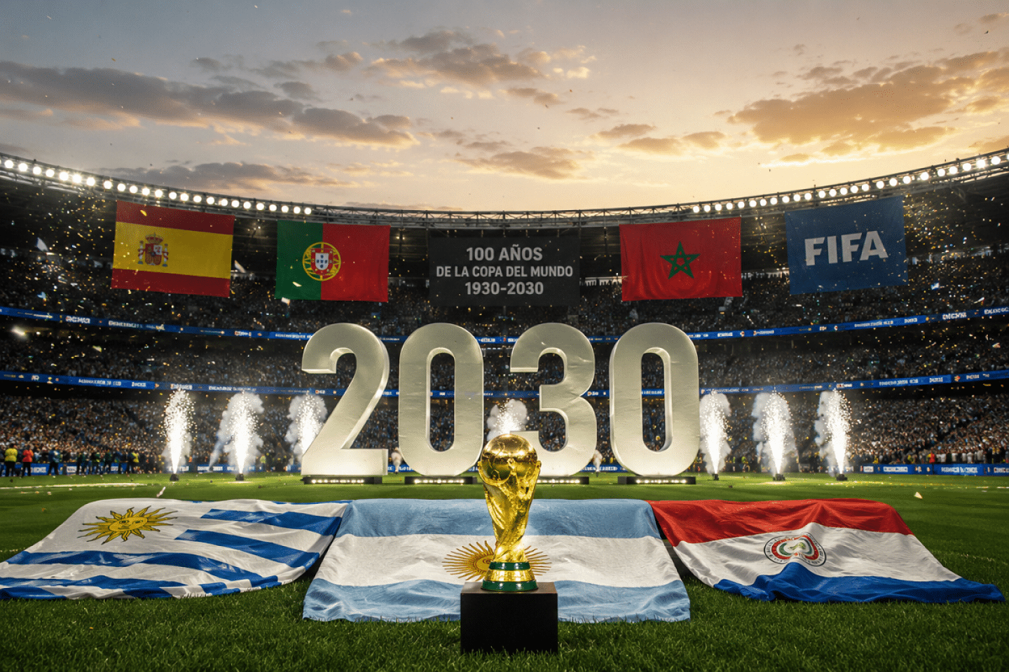 Mundial 2030- Así se repartirán los partidos entre 6 países