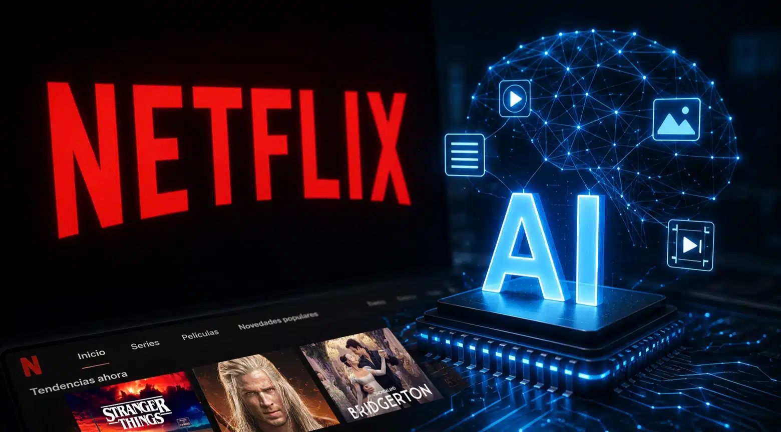 Netflix confirma el uso de IA en 300 producciones y transforma el trabajo audiovisual