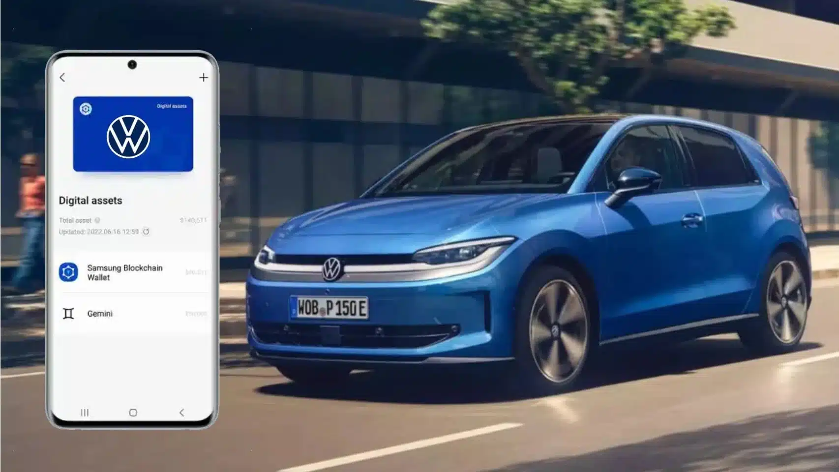 Llave digital de Volkswagen y Samsung: abre y arranca sin llave