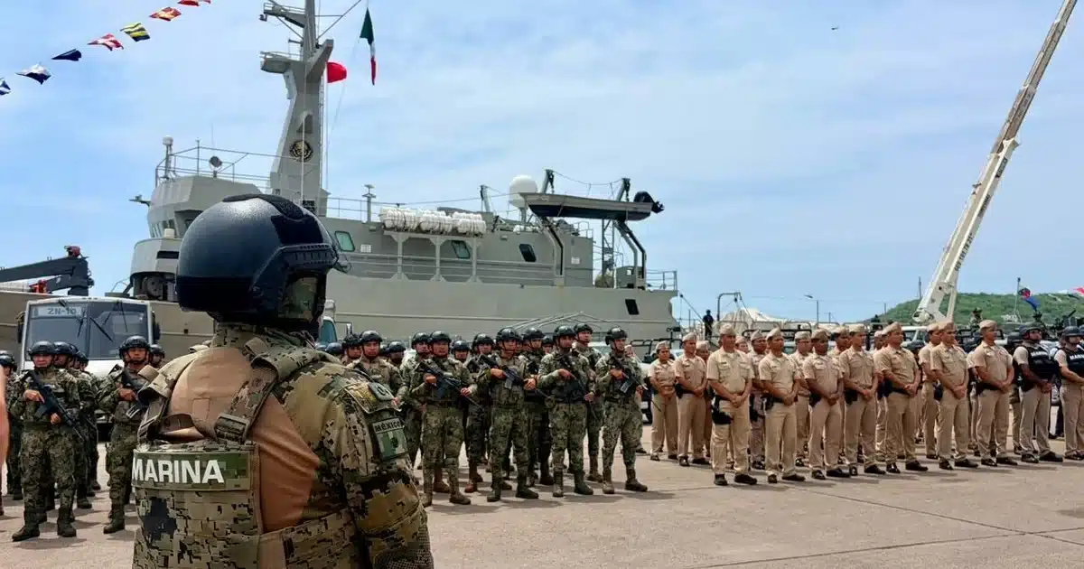 Operación Sable: Semar despliega mil 700 elementos en Mazatlán