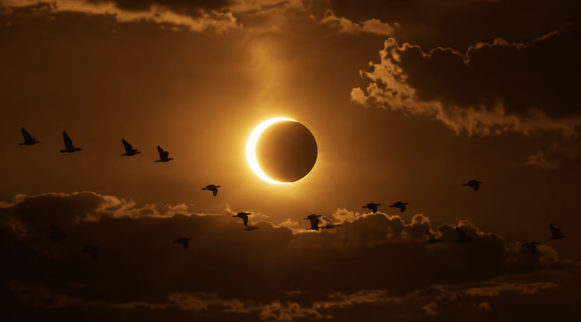 ¿Por qué las aves dejan de cantar durante un eclipse solar?