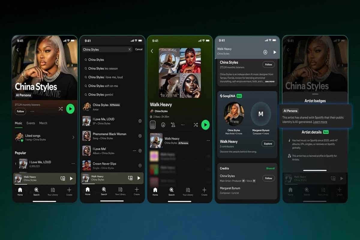 Spotify limita artistas IA y refuerza su autenticidad Spotify limita artistas IA y refuerza su autenticidad
