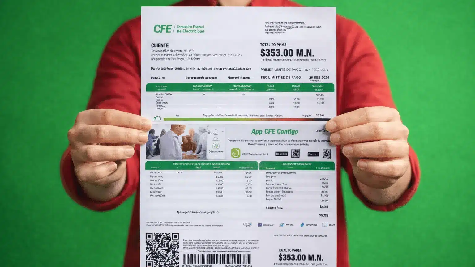 CFE: ¿Cómo se calcula el costo de la electricidad en tu recibo?