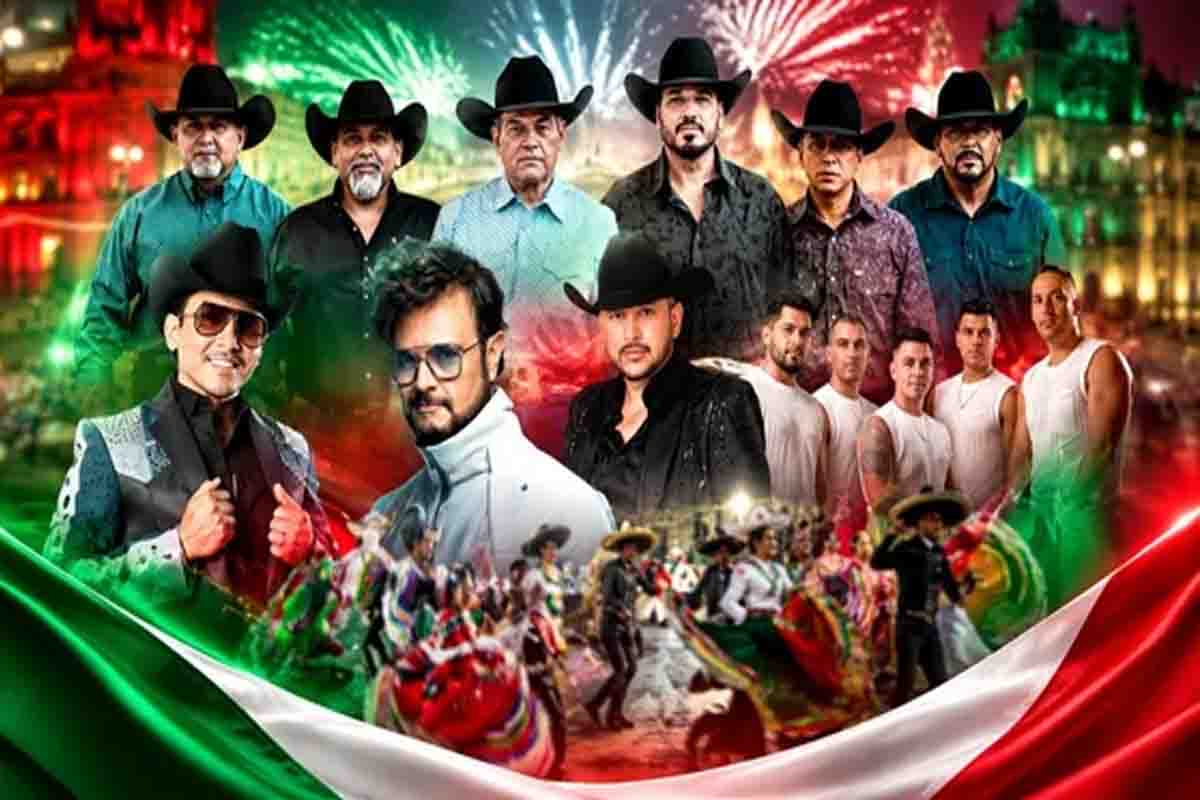 Conciertos gratis del 15 de septiembre en México