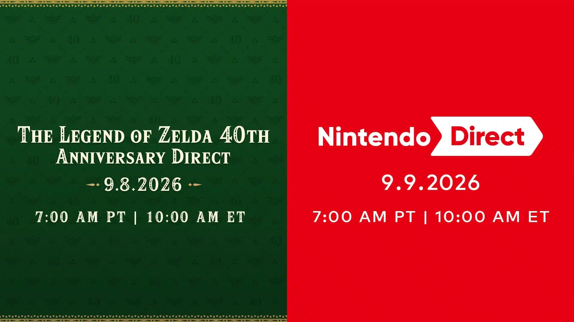 Nintendo Direct: Zelda y Switch 2 tendrán dos eventos en septiembre
