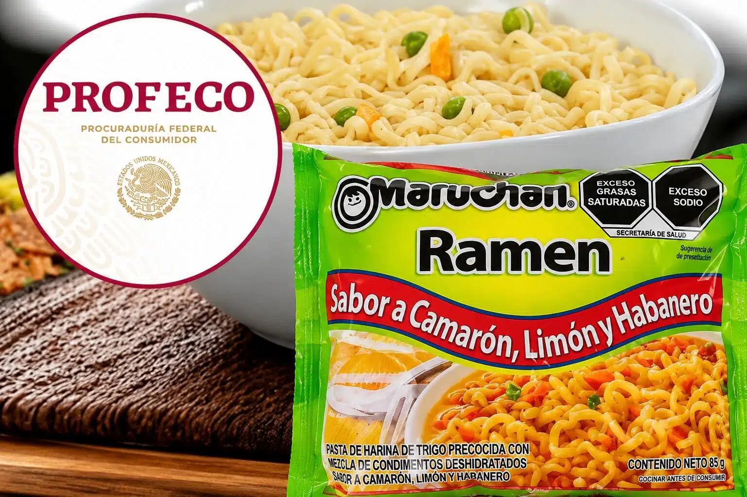 Profeco revela la verdad sobre el supuesto plástico en sopas instantáneas
